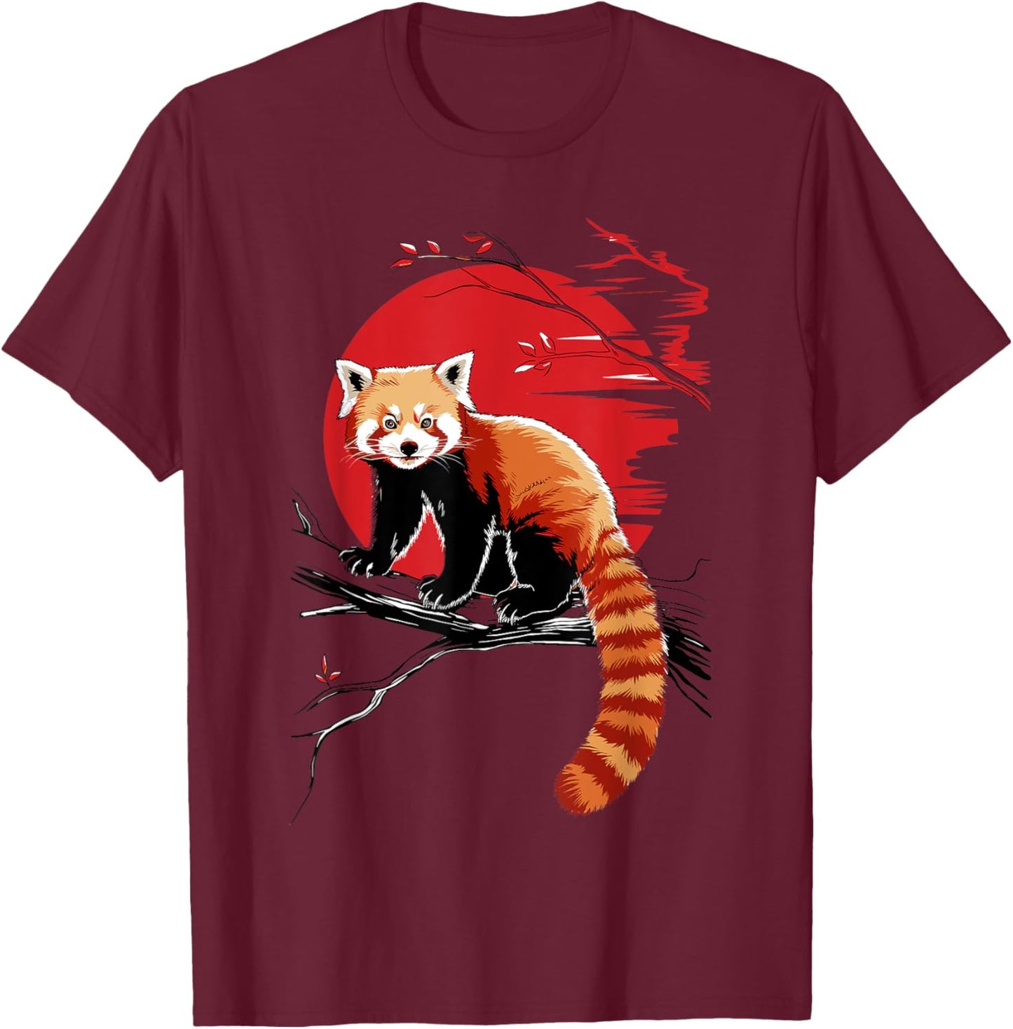Red Panda T-Shirt - T-Shirt | Maroon