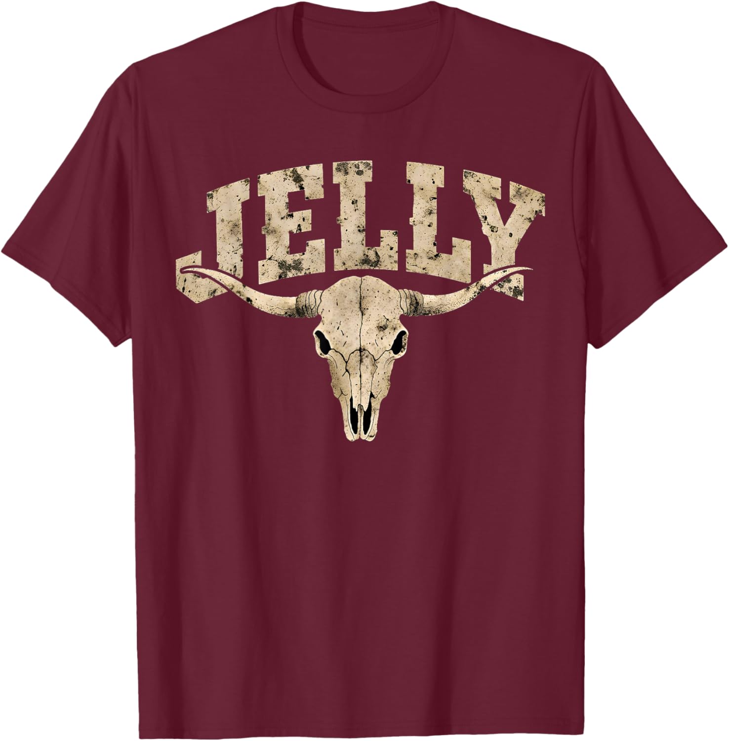 Vintage Jelly Name Gifts Women Boys Kids T-Shirt - T-Shirt | Maroon