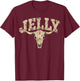Vintage Jelly Name Gifts Women Boys Kids T-Shirt - T-Shirt | Maroon