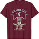 Skeleton Live Laugh Leave Me Alone Dissociate In Peace T-Shirt - T-Shirt | Maroon