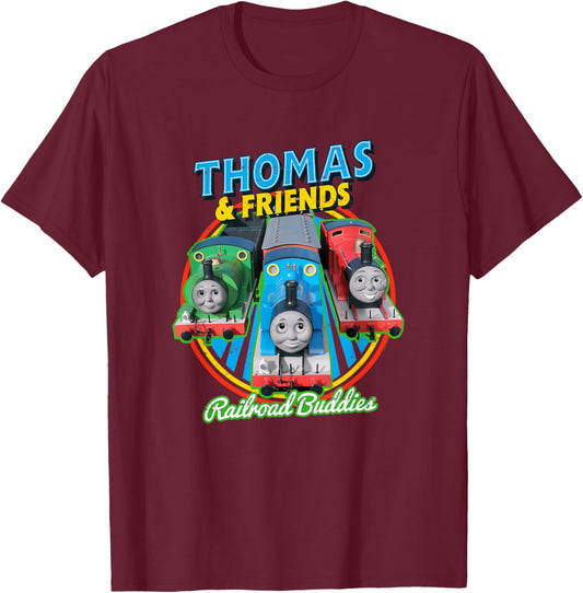 Thomas & Friends Railroad Buddies T-Shirt - T-Shirt | Maroon