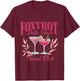 Foxtrot Delta Tango Social Club T-Shirt - T-Shirt | Maroon