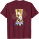 Kakadu für Fans von süßen Maskottchen T-Shirt - T-Shirt | Maroon