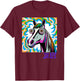 Techno Uptempo Horse 200 BPM T-Shirt - T-Shirt | Maroon