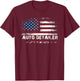 Car Detailer USA Flag Auto Detailing Car Lover T-Shirt - T-Shirt | Maroon