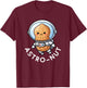 Astronaut Peanut, Astro-Nut, Pun, Funny, Jokes T-Shirt - T-Shirt | Maroon