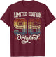 30th Birthday Man Woman 30 Years 1996 Decorative Gift Funny T-Shirt - T-Shirt | Maroon
