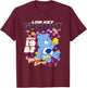 Care Bears Low Key Grumpy Since 1982 Match My Energy Poster T-Shirt - T-Shirt | Maroon