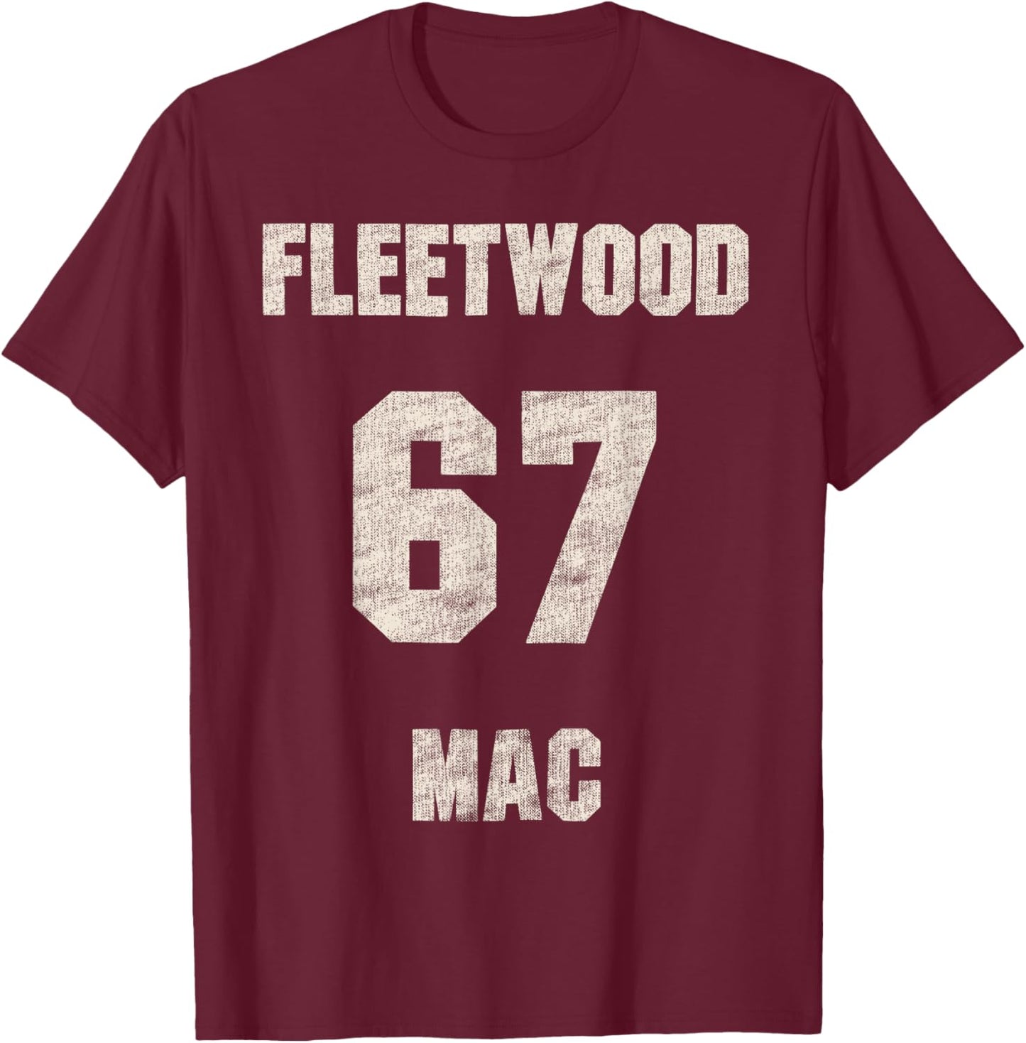 Fleetwood '67 Mac T-Shirt - T-Shirt | Maroon