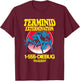 Helldivers 2 Call Terminid Extermination Ad Video Game T-Shirt - T-Shirt | Maroon