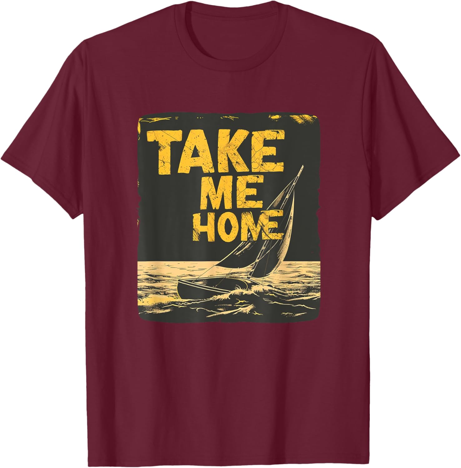 Homeward Bound with This Take Me Home Costume T-Shirt - T-Shirt | Maroon