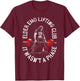 Elder Emo Lifting Club It Wasn't A Phase Skeleton Gym T-Shirt - T-Shirt | Maroon