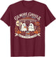 Gilmore Ghouls Where You Haunt, I Will Follow Apparel T-Shirt - T-Shirt | Maroon