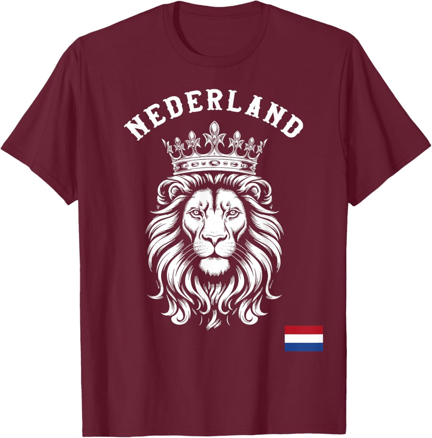 Niederlande Geschenk Flagge Holland Vintage Nederland T-Shirt - T-Shirt | Maroon