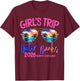 Girls Trip Outer Banks 2026 Weekend Vacation Beach Group T-Shirt - T-Shirt | Maroon