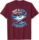 Boys Stingray T-Shirt - T-Shirt | Maroon