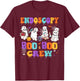 Endoscopy Nurse Boo Boo Crew Nurse Halloween Squad Nursing T-Shirt - T-Shirt | Maroon