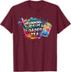 Loaded Tea Funny Running on Jesus and Loaded Tea T-Shirt - T-Shirt | Maroon