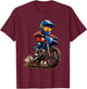 Kids Dirt Bike T-Shirt - T-Shirt | Maroon