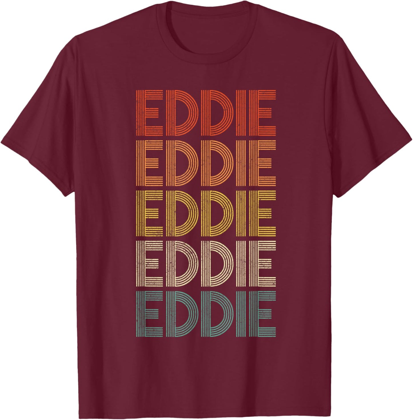 Eddie Retro Vintage T-Shirt - T-Shirt | Maroon