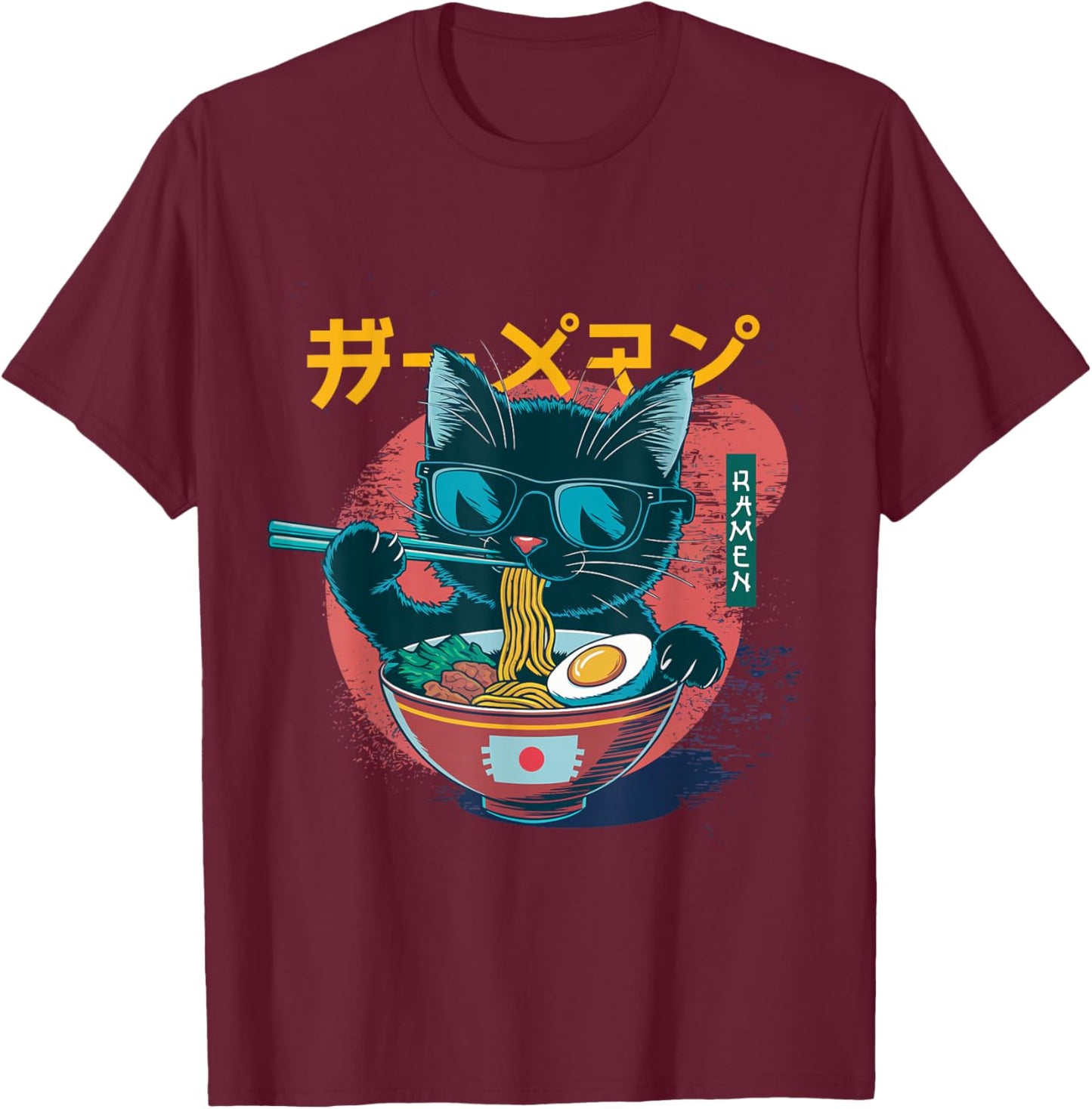 Otaku Anime T-Shirt - T-Shirt | Maroon