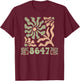 8647 Subtle Anti Trump 86 47 Floral Boho Style T-Shirt - T-Shirt | Maroon