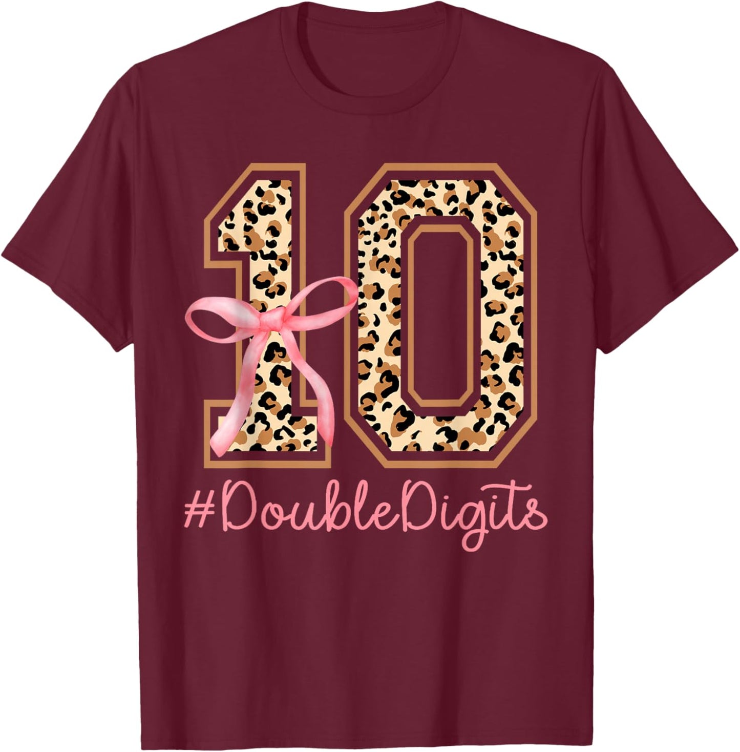 10 Year Old T-Shirt - T-Shirt | Maroon