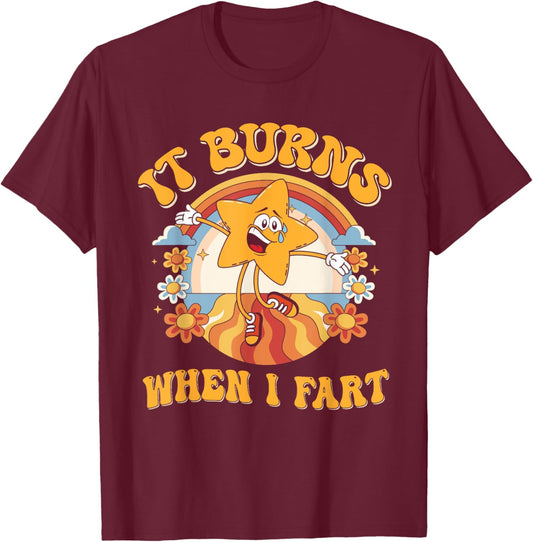 Funny Hemorrhoid Survivor Hemorrhoid Conqueror T-Shirt - T-Shirt | Maroon