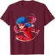 Miraculous - Ladybug The Star T-Shirt - T-Shirt | Maroon