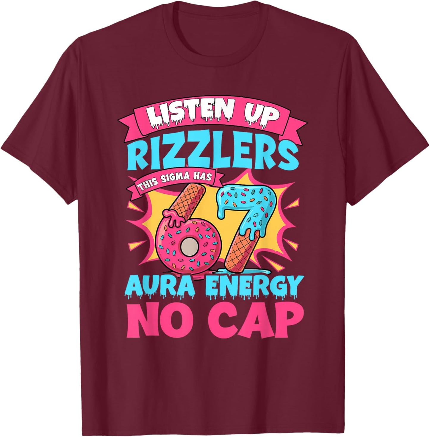 No Cap T-Shirt - T-Shirt | Maroon