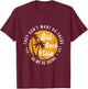 Del Boca Vista Funny They Don't Want Us There Retirement T-Shirt - T-Shirt | Maroon