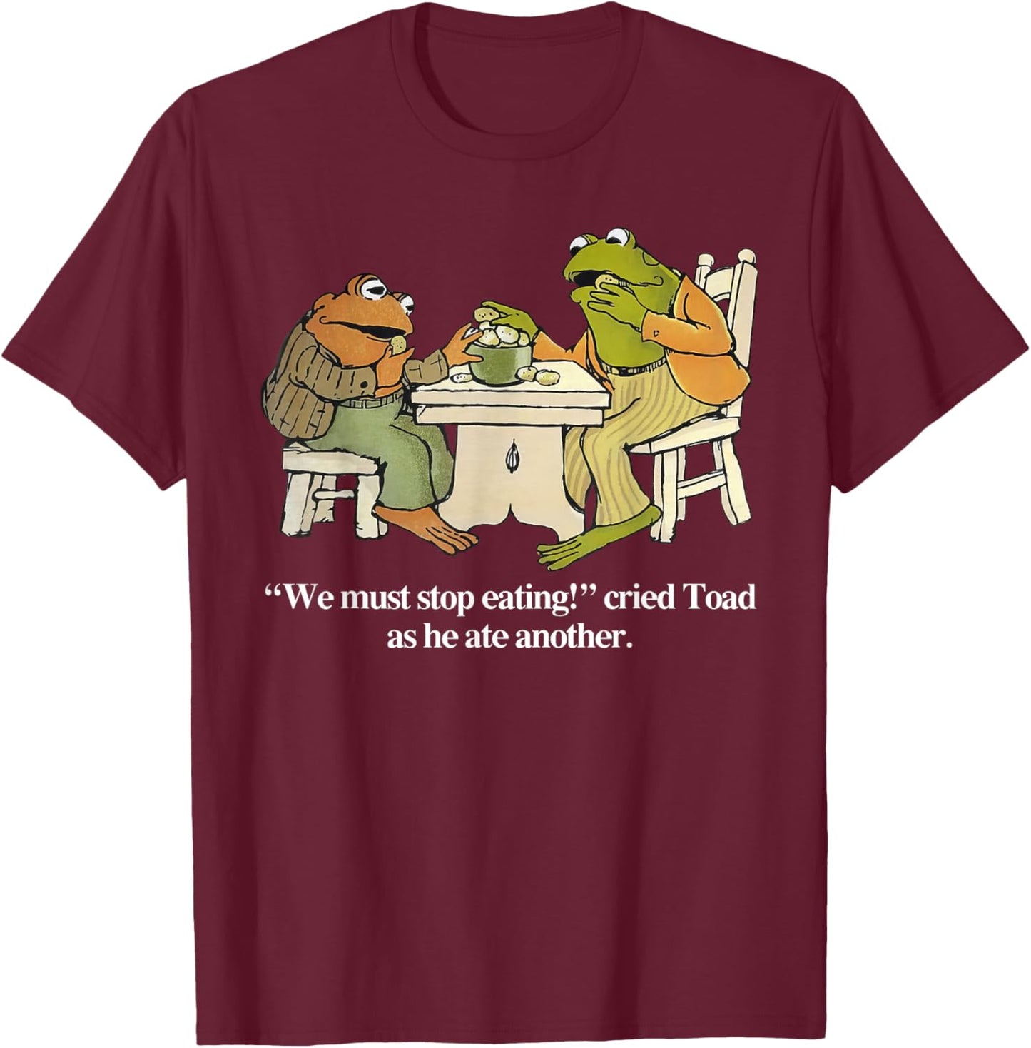 We Must Stop Eating Toad As He Ate Another Frog Men T-Shirt - T-Shirt | Maroon