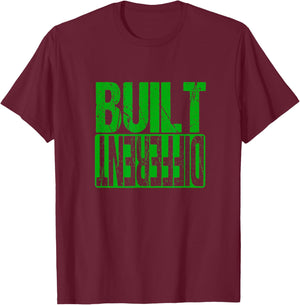 Green Built Different Green Color Graphic Kelly Green T-Shirt - T-Shirt | Maroon