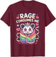 Cute Possum Rage Consumes Me T Shirt T-Shirt - T-Shirt | Maroon