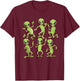 Dancing Aliens Dance Challenge Boys Girls Kids Halloween T-Shirt - T-Shirt | Maroon