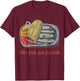 Cute Tinned Fish Tinned Sardines Fish Lover Vintage Graphic T-Shirt - T-Shirt | Maroon