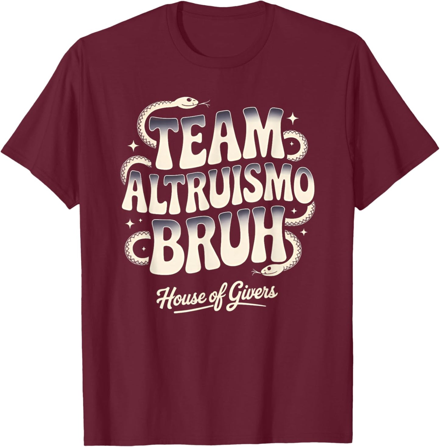 Altruismo House of Givers Shirt Altruismo House School T-Shirt - T-Shirt | Maroon