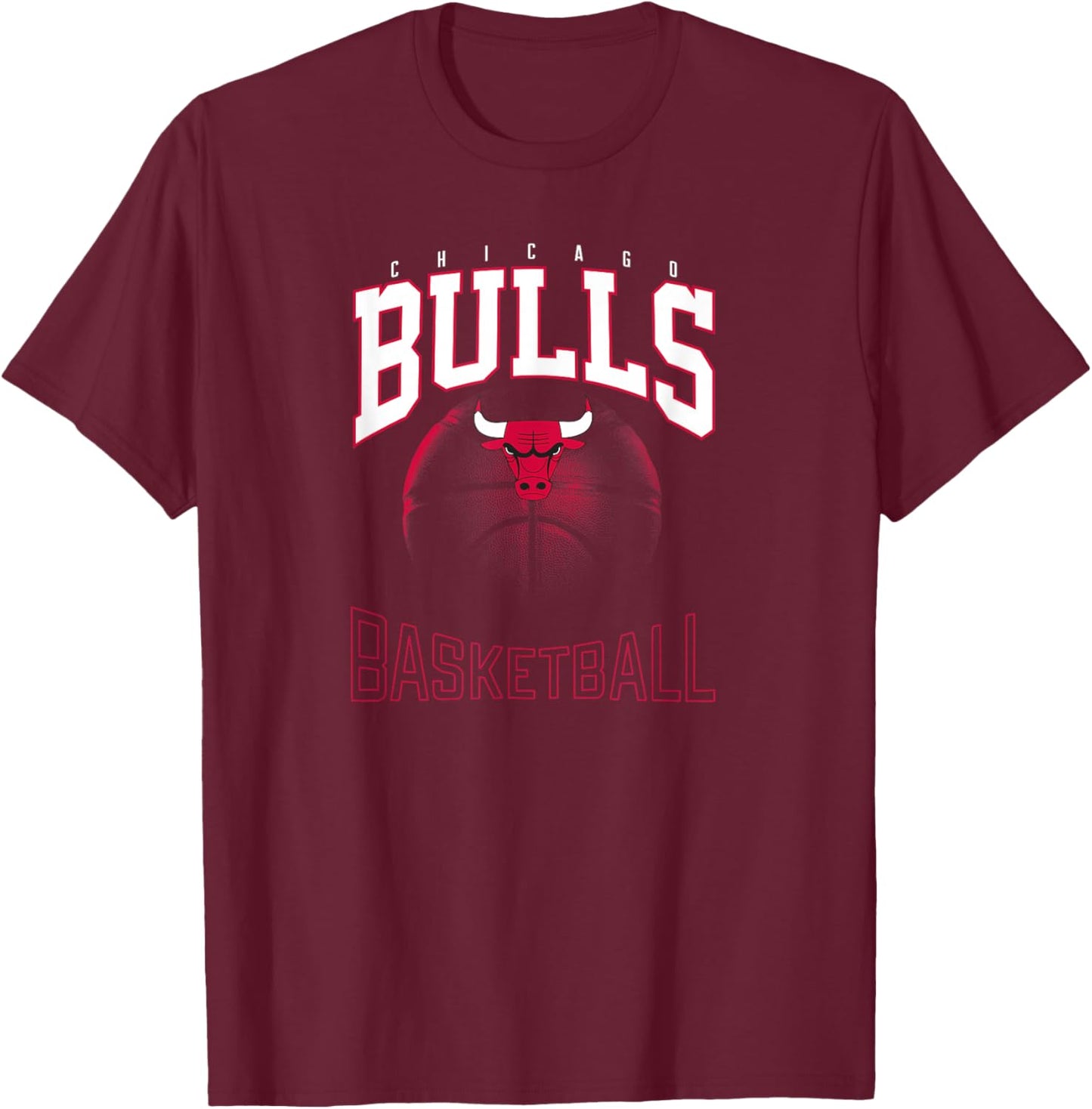 Fichiers Officiels Chicago Bulls X de la NBA T-Shirt - T-Shirt | Maroon