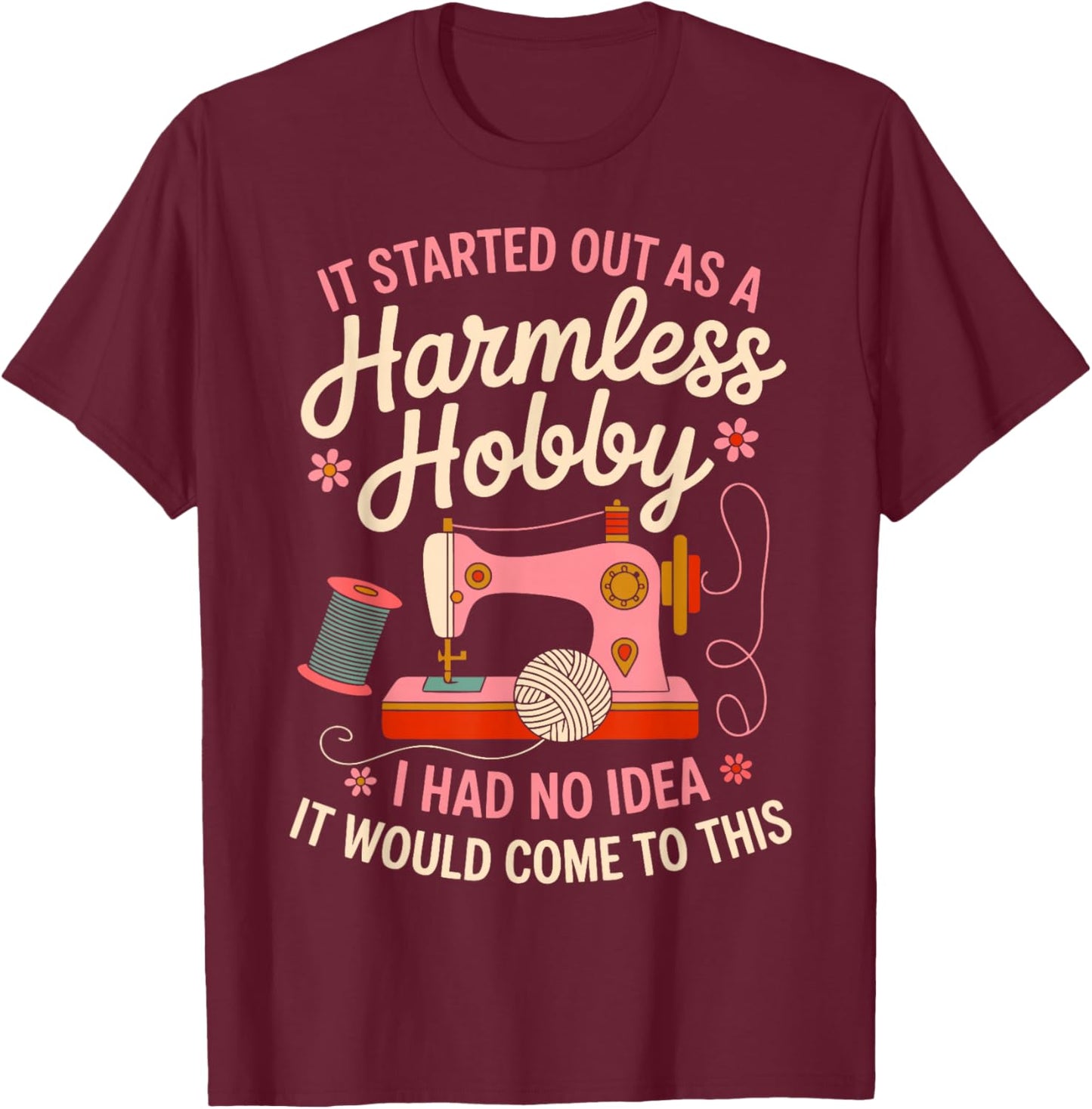Quilting Hobby Patchwork Quilt Guild Sewist Quilters T-Shirt - T-Shirt | Maroon