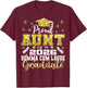 Proud Aunt of 2026 Summa Cum Laude Graduate 26 T-Shirt - T-Shirt | Maroon
