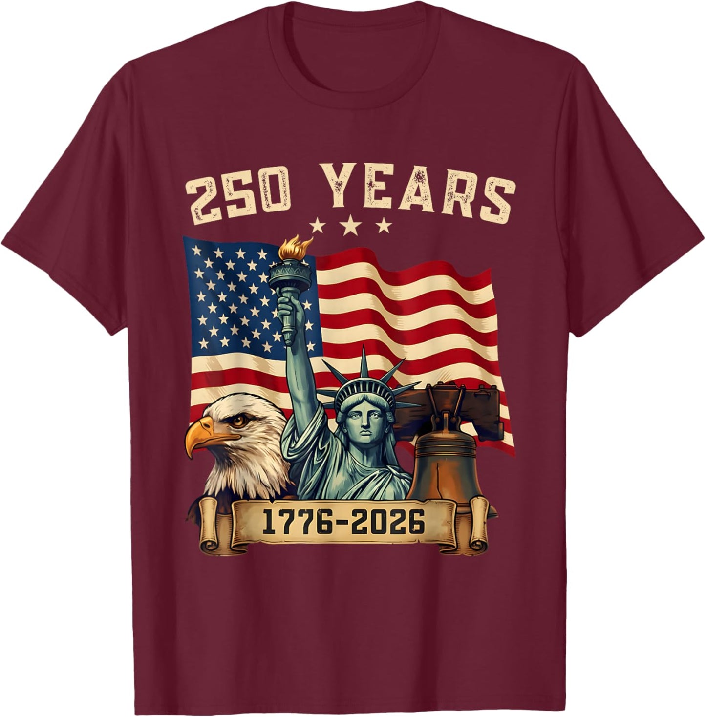 4th July T-Shirt - T-Shirt | Maroon