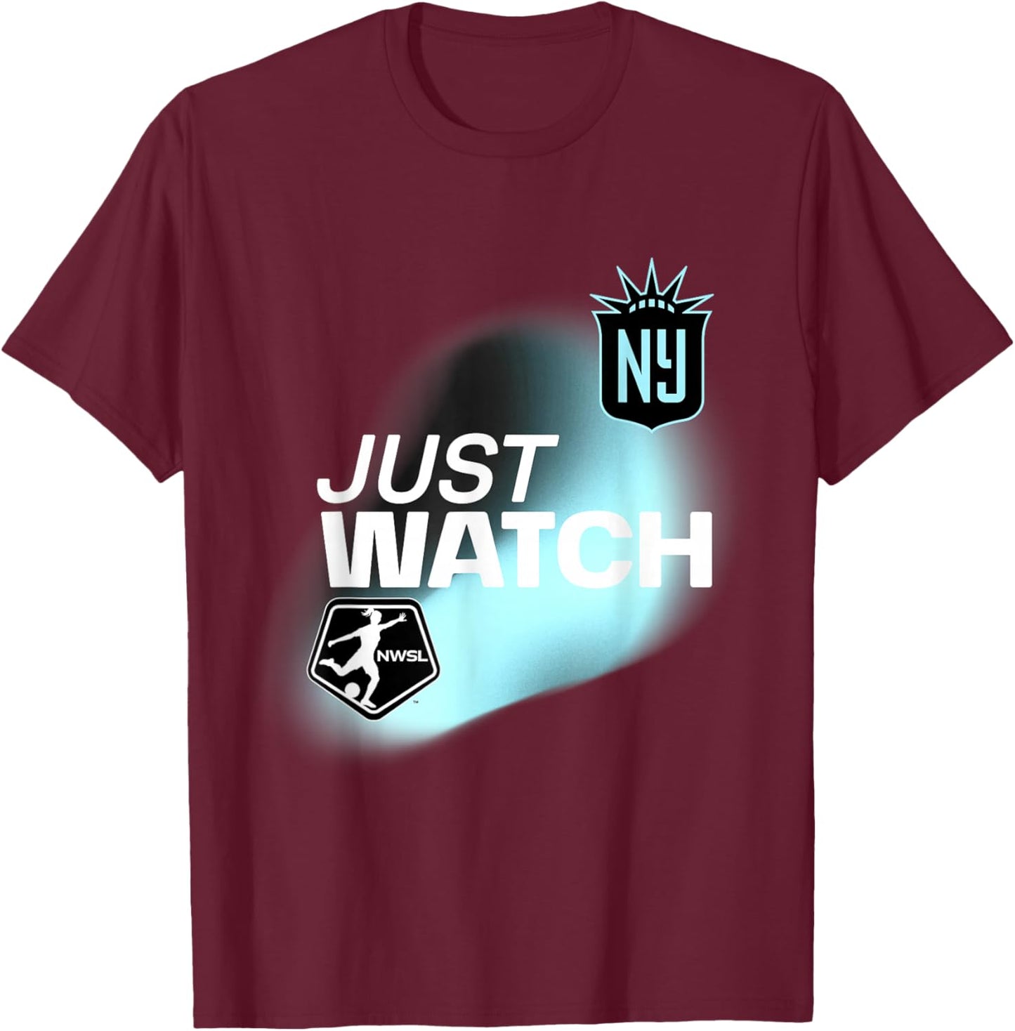 Officially Licensed NWSL NJ/NY Gotham FC T-Shirt - T-Shirt | Maroon