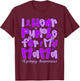I Wear Purple for My Mama Preppy Epilepsy Awareness T-Shirt - T-Shirt | Maroon