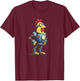 Awesome Chicken Robot for Future Animals Lovers T-Shirt - T-Shirt | Maroon