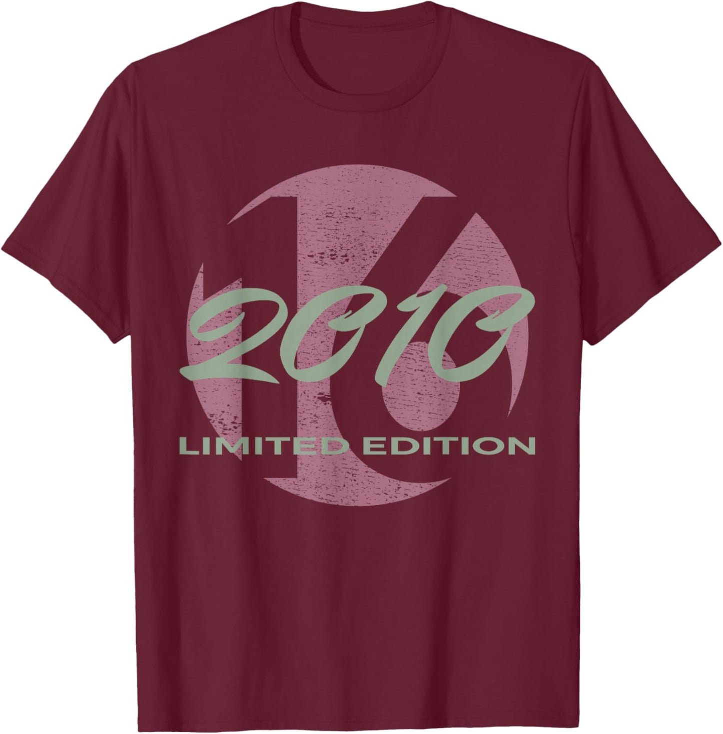 16th Birthday Girl Boy 16 Years 2010 Funny Gift T-Shirt - T-Shirt | Maroon