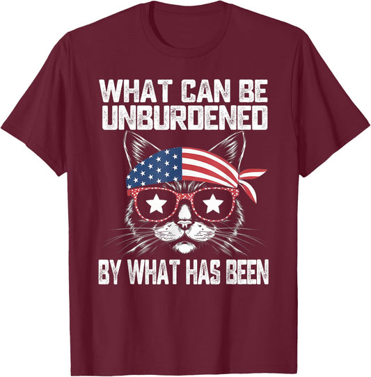 Cat What Can Be Unburdened By What Has Been Harris Kamala T-Shirt - T-Shirt | Maroon