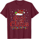 Gigi Claus Christmas Pajama Matching Family Xmas Lights T-Shirt - T-Shirt | Maroon
