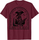 No Weapon Formed Against Me Shall Prosper (on back) T-Shirt - T-Shirt | Maroon