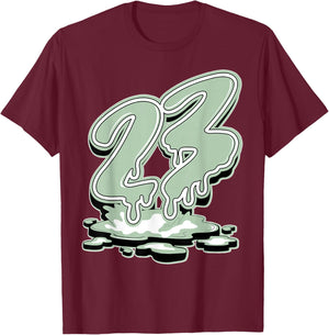 23 Drip Seafoam Abundance 4s Matching Women T-Shirt - T-Shirt | Maroon
