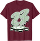 23 Drip Seafoam Abundance 4s Matching Women T-Shirt - T-Shirt | Maroon